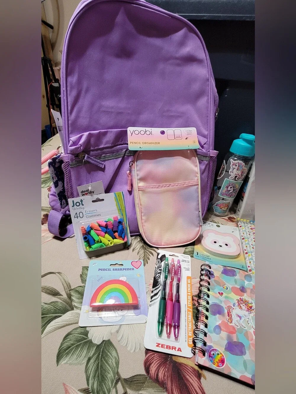 820- Magical Unicorn Themed Backpack & Supplies